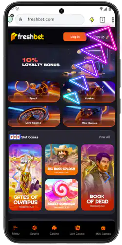 Visit the official website Freshbet App
